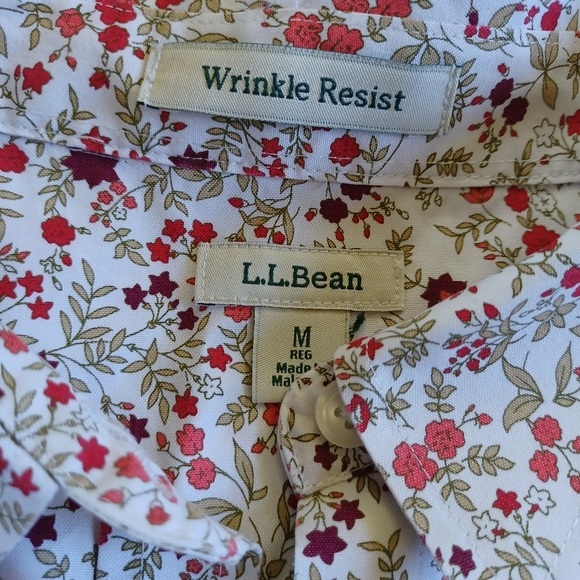 L.L Bean 🌸 wrinkle resistant button down - Picture 4 of 11